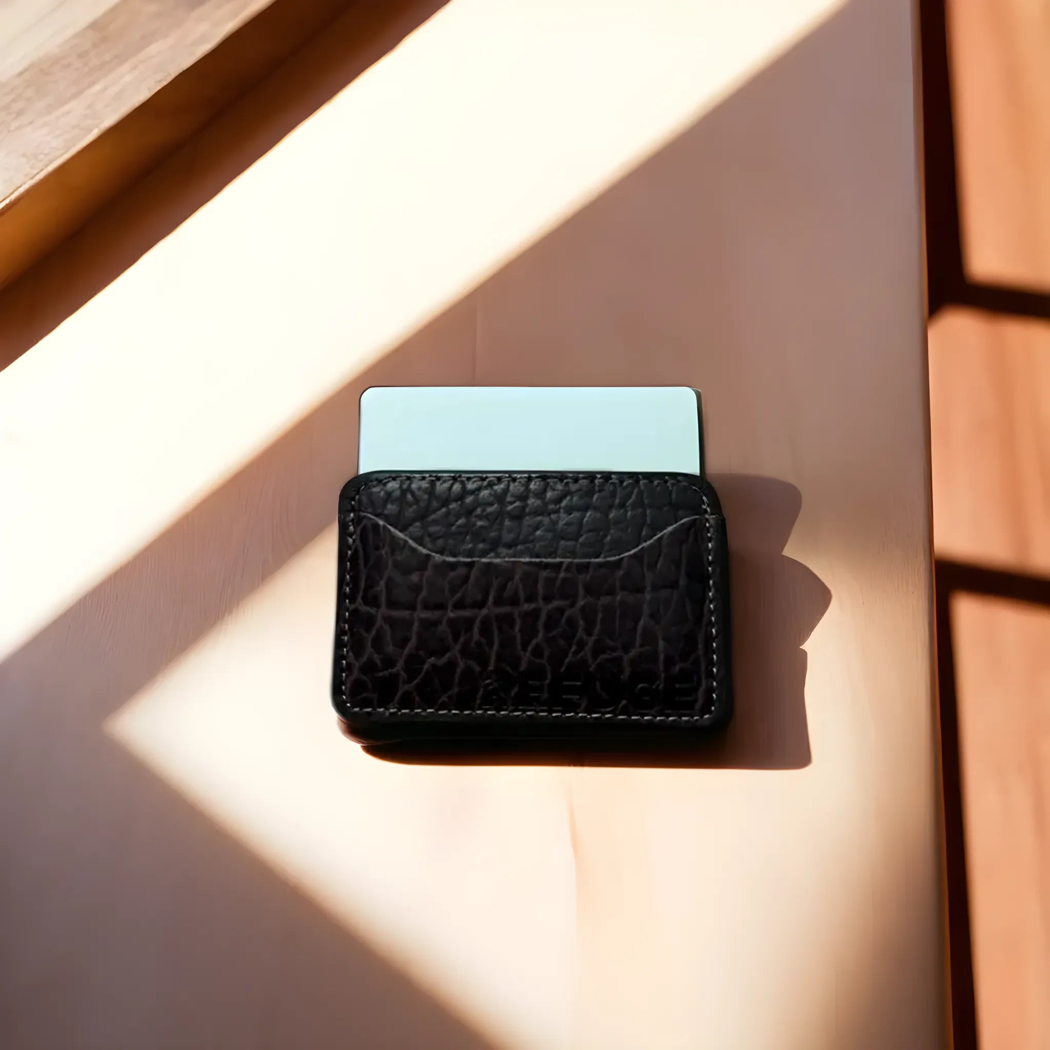The Refuge "George" RFID Blocking Bison Leather Card Holder 2.0